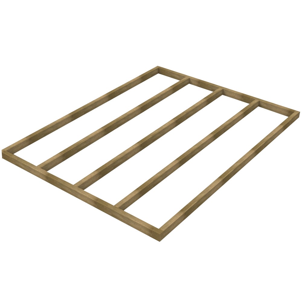Forest Garden 8 x 6ft Pressure Treated Shed Base Image 1