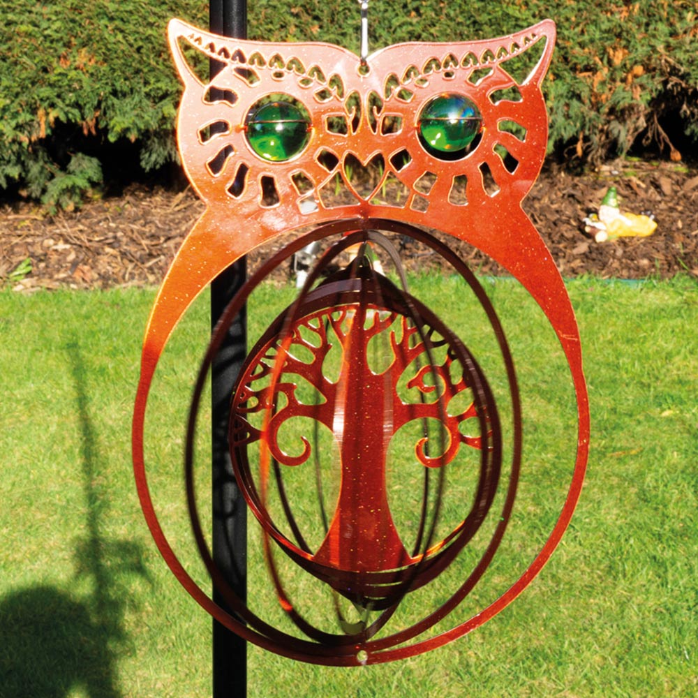 St Helens Owl Wind Spinner Image 2
