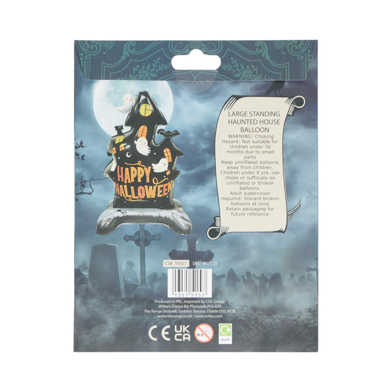 Large Standing Haunted House Balloon Image 2