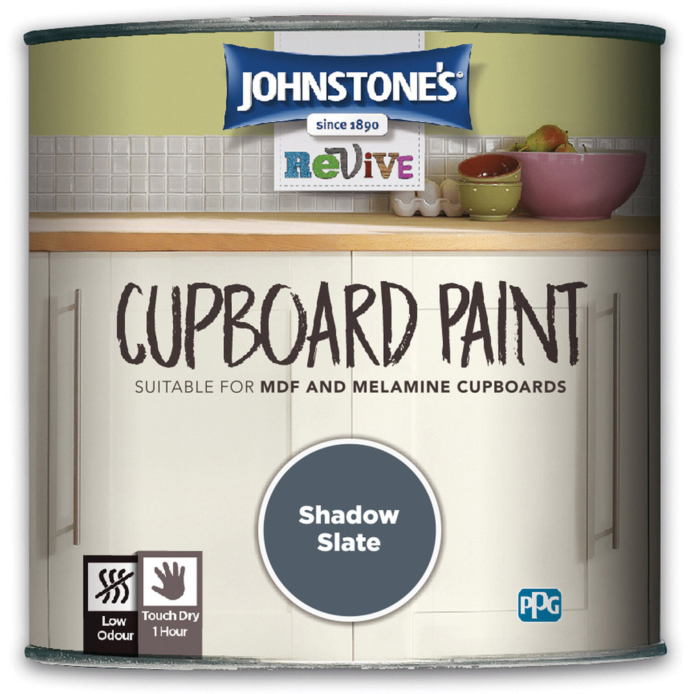 Johnstones Revive Shadow Slate Satin Cupboard Paint 750ml Image 2
