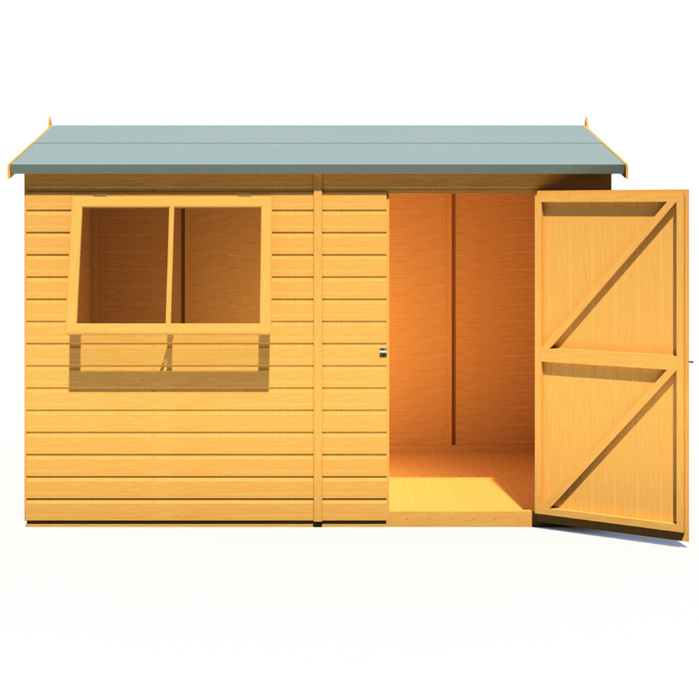 Shire Lewis 10 x 6ft Style C Reverse Apex Shed Image 4