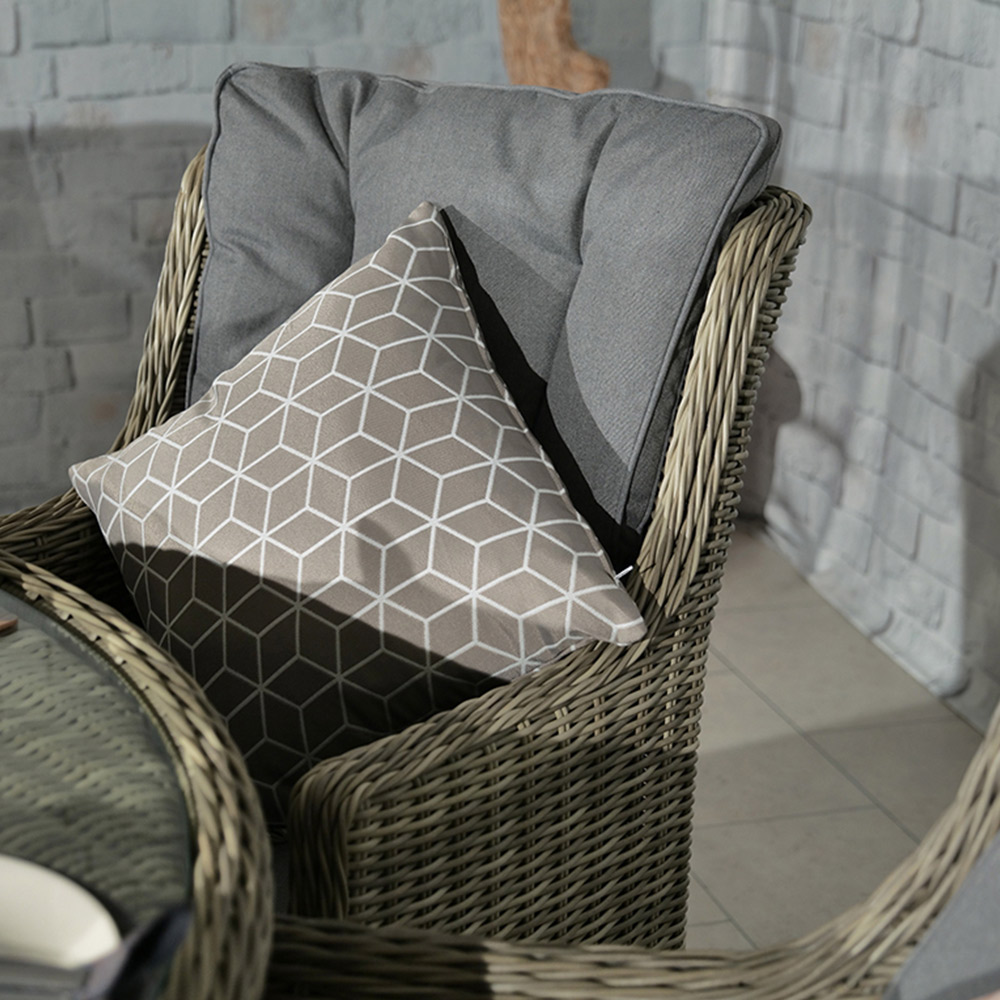 Amir Grey Geometric Scatter Cushion 45 x 45cm 2 Pack Image 2