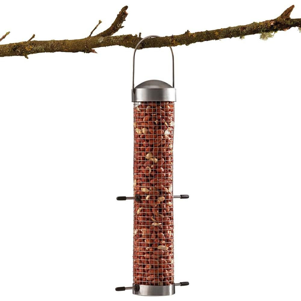Happy Beaks Large Supa Domed Stainless Steel Nut Feeder Image 4