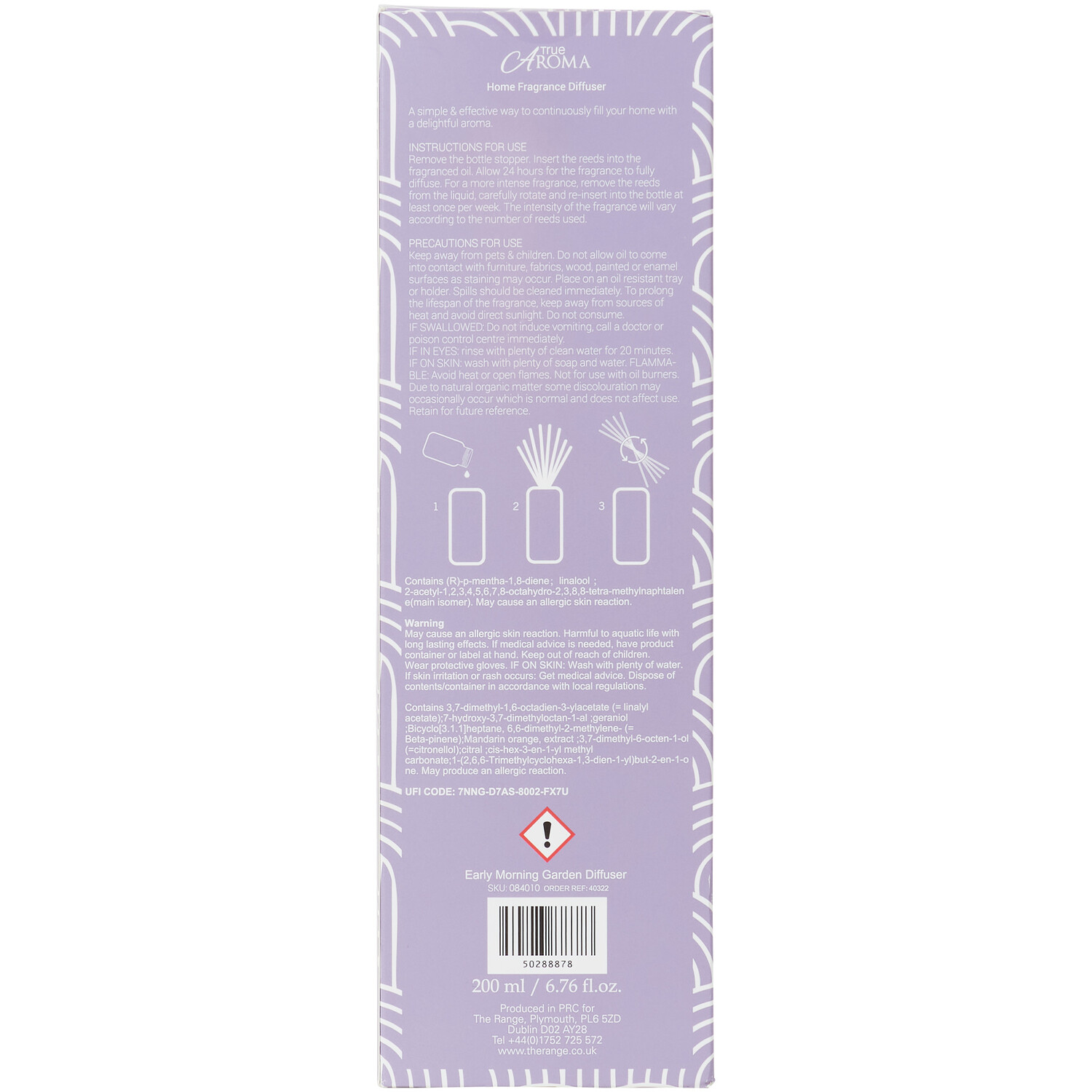 Early Morning Garden Diffuser 200ml - Purple Image 4