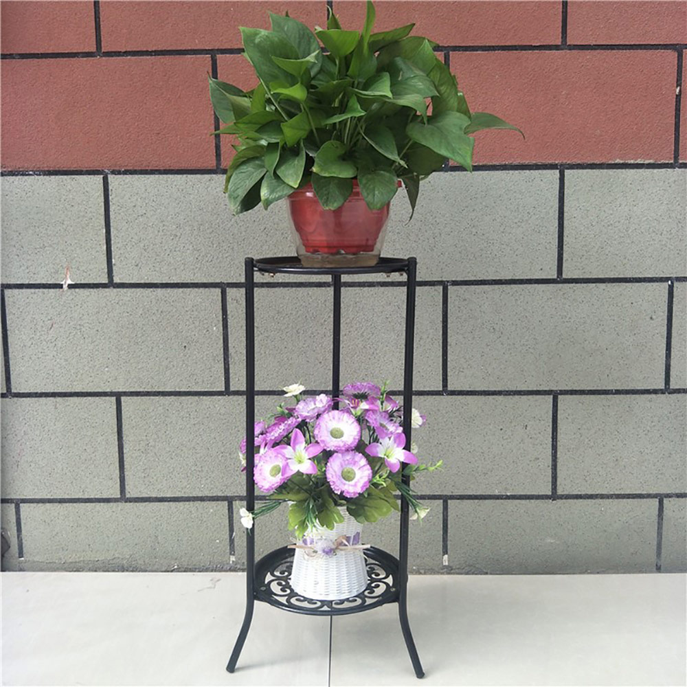 2 Tier Metal Plant Display Stand Image 5