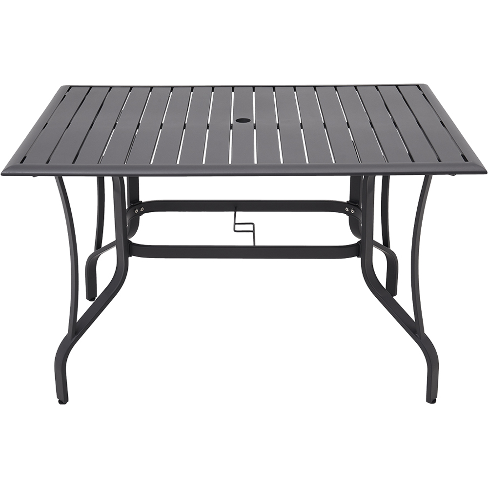 Living and Home Foldable 4 Seater Rectangular Slatted Patio Set Image 3