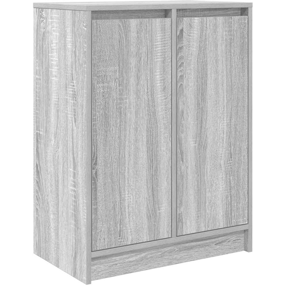 vidaXL 2 Door Grey Sonoma Wooden Sideboard Image 2