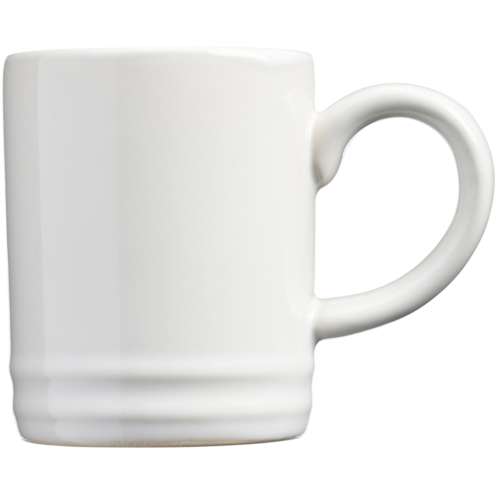 Cooks Professional White Espresso Stoneware Cups 4 Pack Image 3