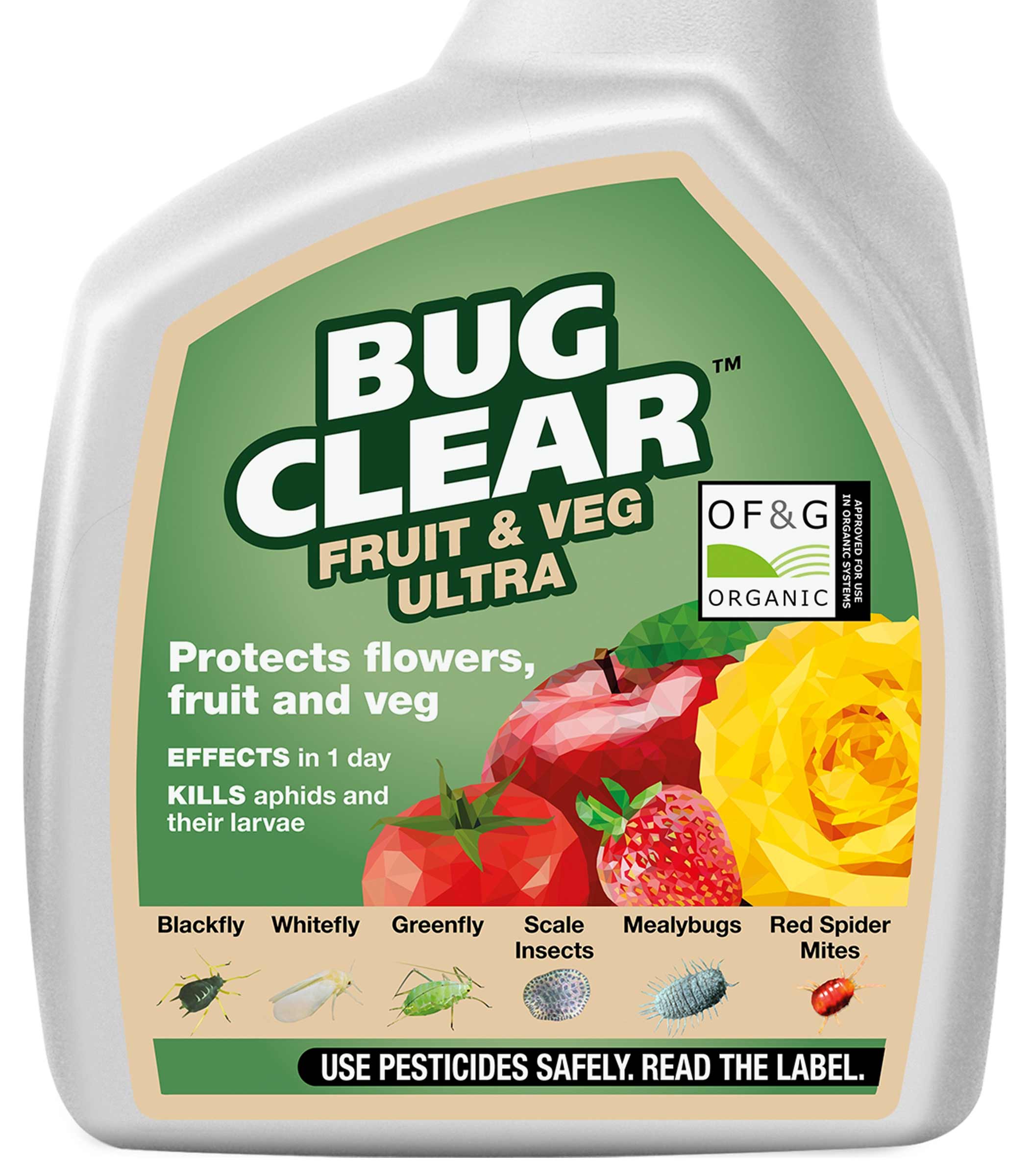 Bugclear Fruit and Veg Ready to Use 800ml Pack Image 3