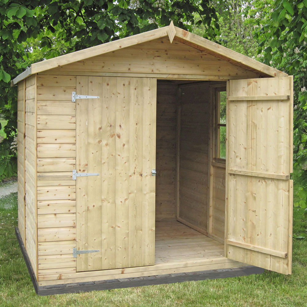 Shire Alderney 7 x 7ft Pressure Treated Tongue and Groove Shed Image 3