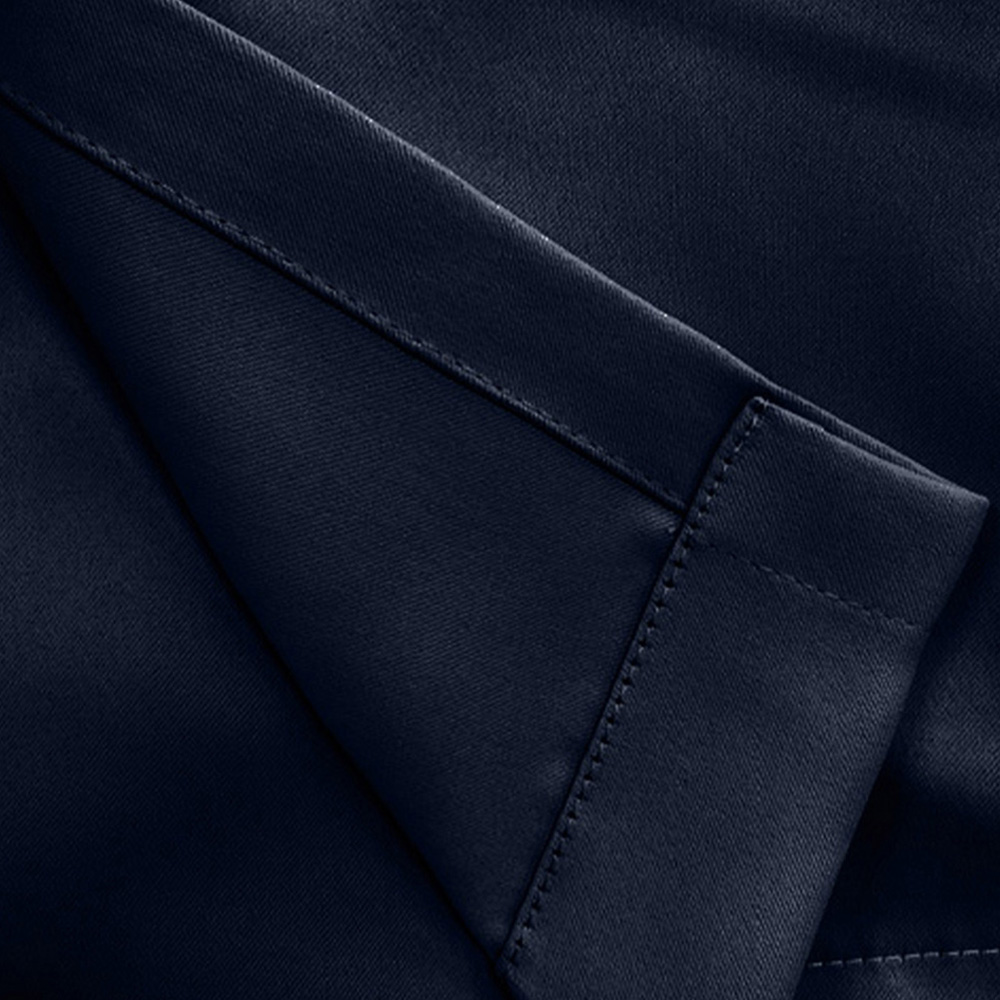 Enhanced Living Supersoft Navy Blackout Eyelet Thermal Curtains 229 x 229cm Image 4