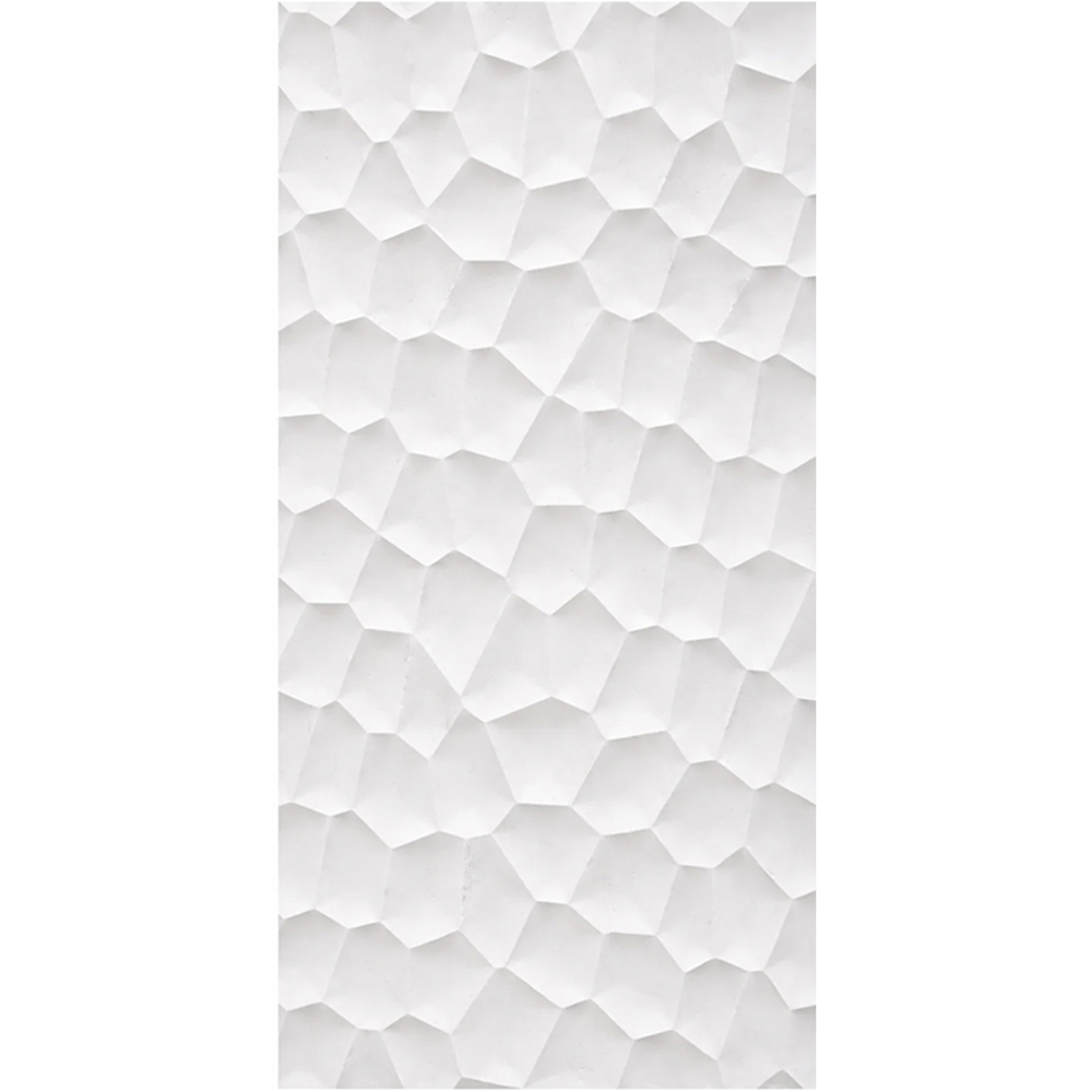 Britwall Jade White Organic Pebble Texture Hard PU Wall Panel 1200 x 600 x 25mm 2 Pack Image 2