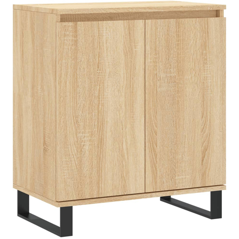 vidaXL 2 Door Sonoma Oak Sideboard Image 2