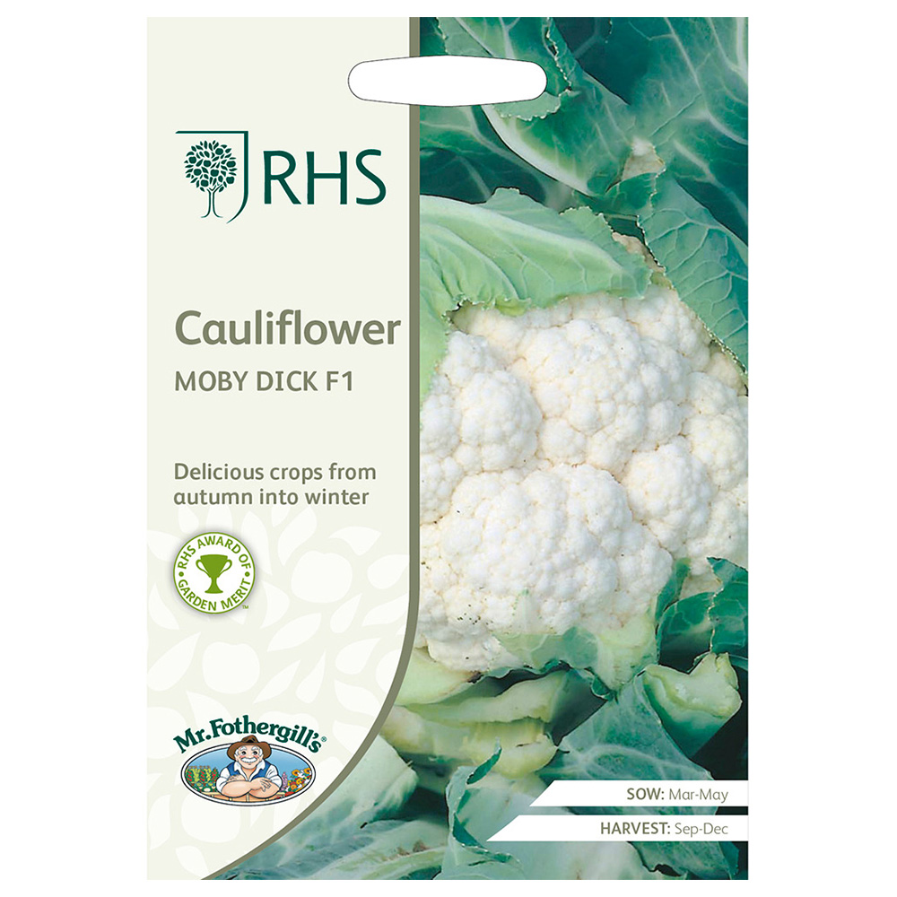 Mr Fothergills RHS Cauliflower Moby Dick F1 Seeds Image 2