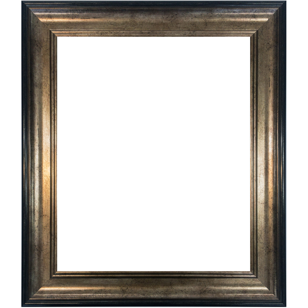 FRAMES BY POST Scandi Black and Gold Photo Frame A2 Image 1