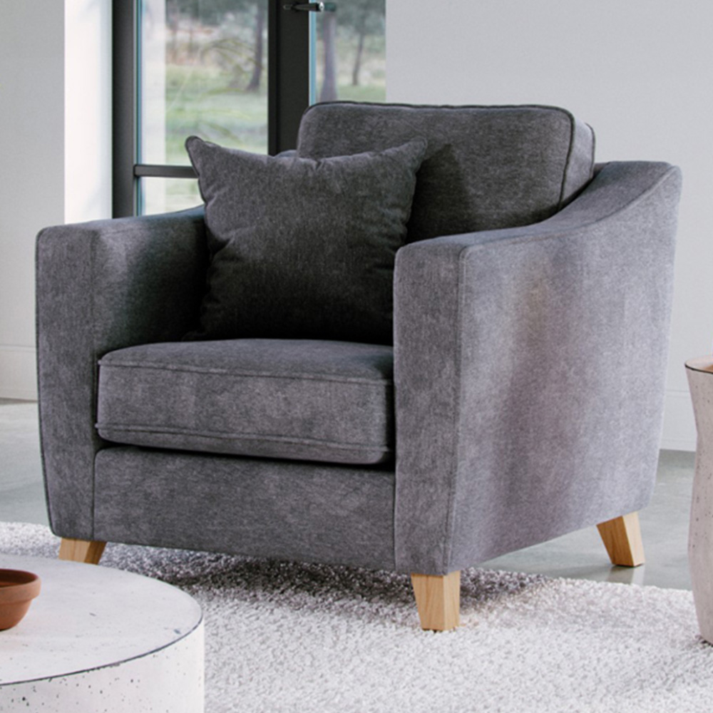 Marlon City Steel Armchair Image 1