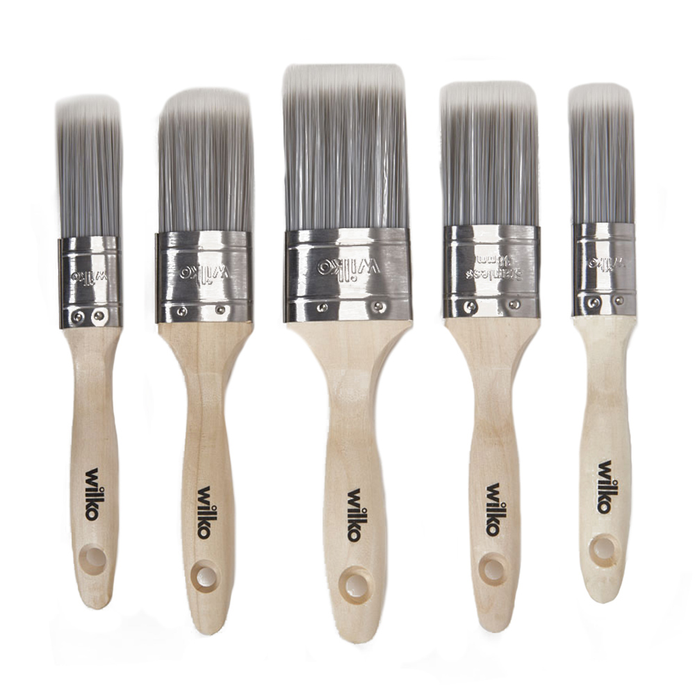 Wilko Wooden Brush Set 5 Pack Wilko