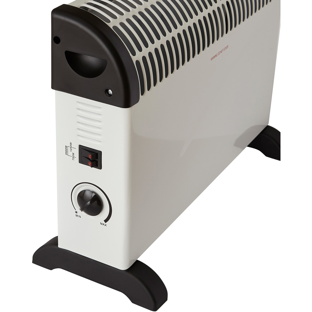 Neo Black Free Standing Radiator Convector Heater 2000W Image 4