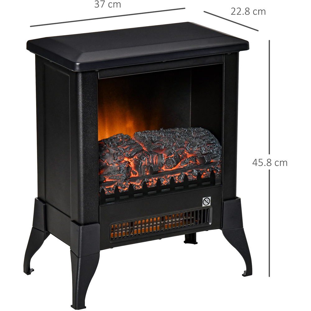 HOMCOM Ava Freestanding Electric Fireplace Heater Image 7
