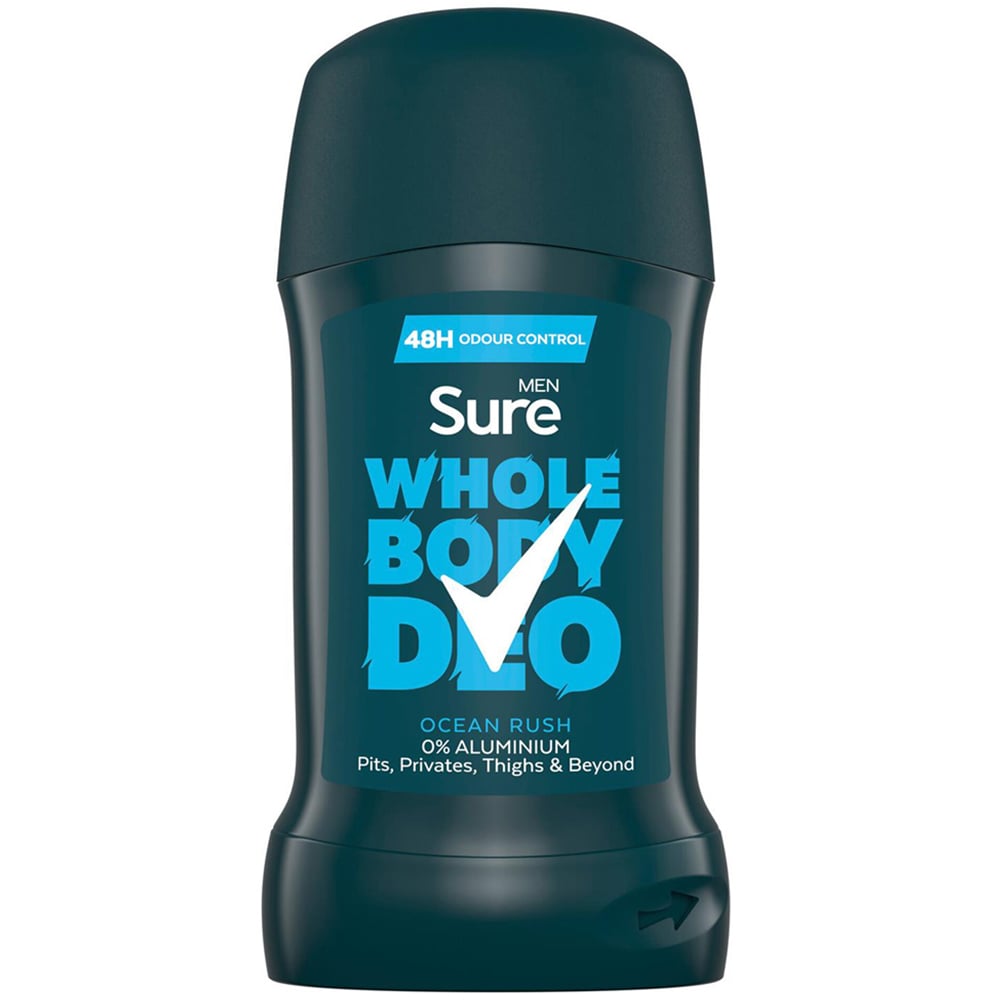 Sure Men 48H Odour Control Ocean Rush Deodorant Stick 50ml 12 Pack Image 2