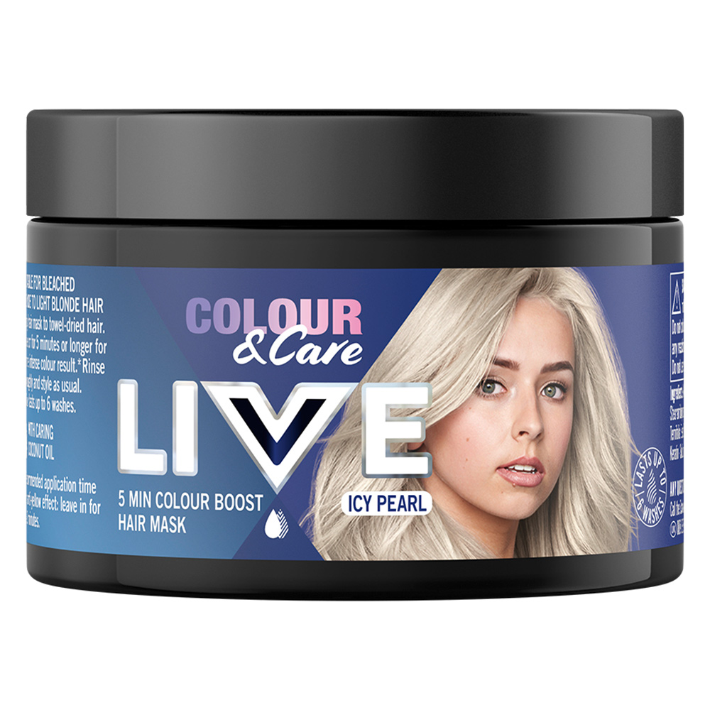 Schwarzkopf LIVE Colour Hair Mask Icy Pearl 150ml Image 1