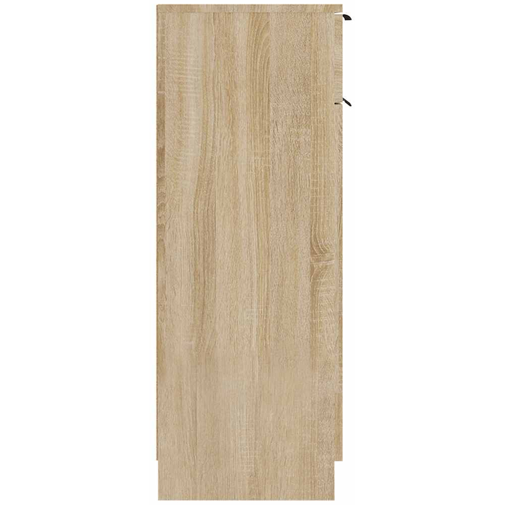vidaXL Single Door Single Drawer Bathroom Cabinet Image 6