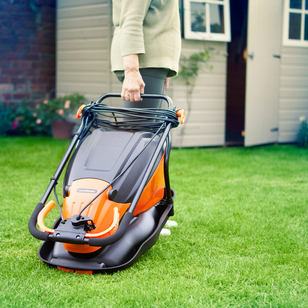 LawnMaster 1800W 36cm Electric Hover Lawn Mower with Grass Collection Box Image 7