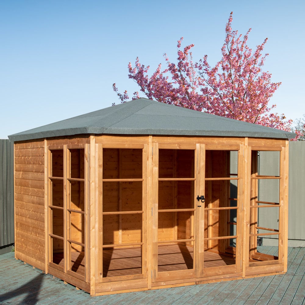 Shire Palatina 10 x 10ft Double Door Contemporary Summerhouse Image 3
