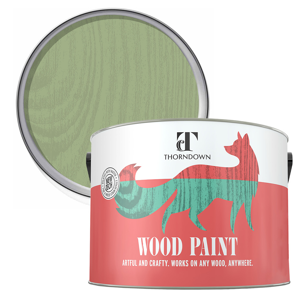 Thorndown Sedge Green Satin Wood Paint 2.5L Image 1