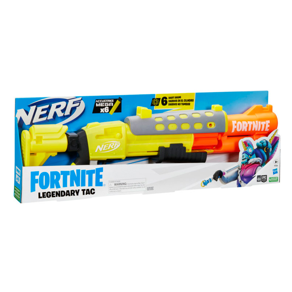 Nerf Fortnite Legendary TAC Blaster with 6 Mega Darts Image 2