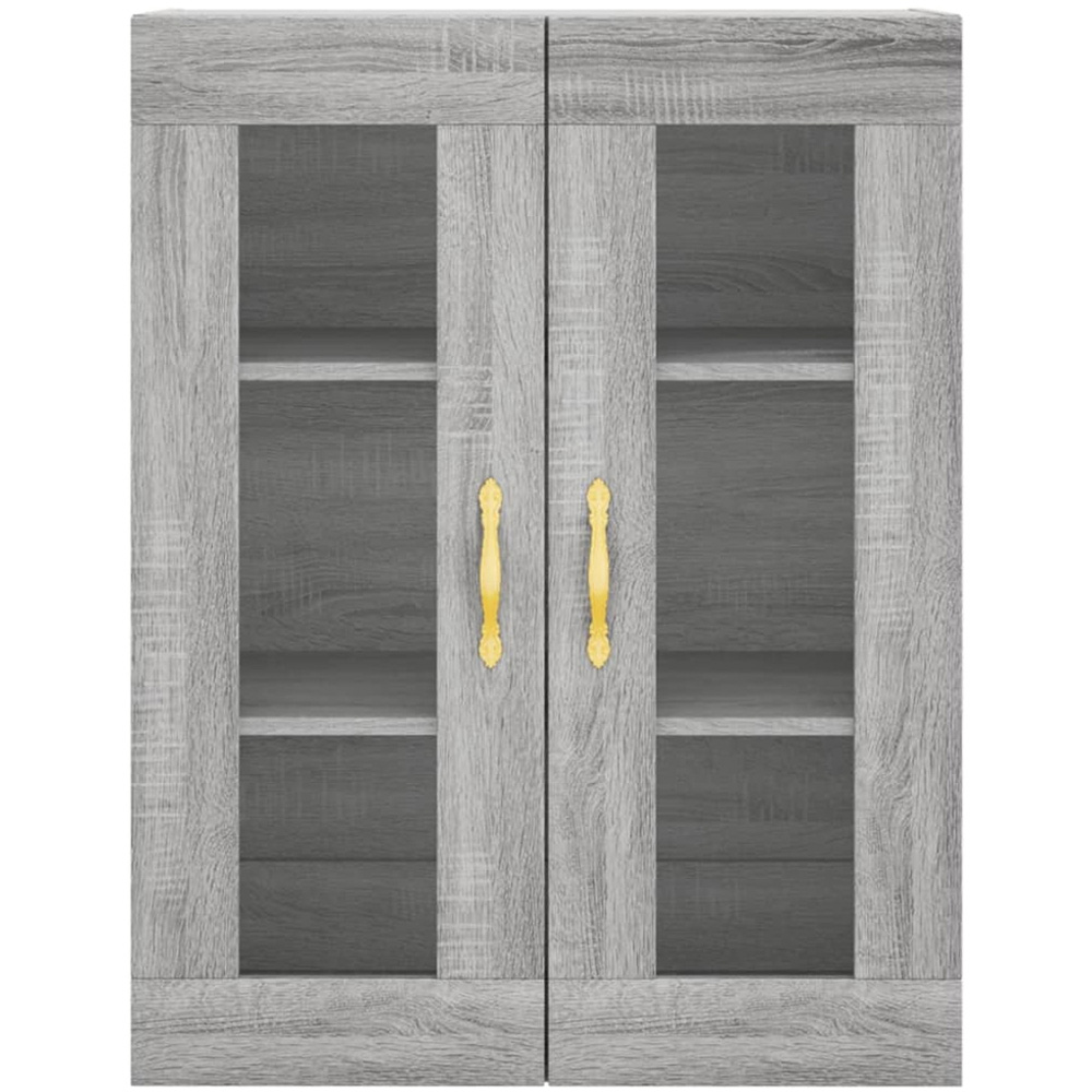 vidaXL 3 Door 3 Drawer Grey Sonoma Highboard Image 6