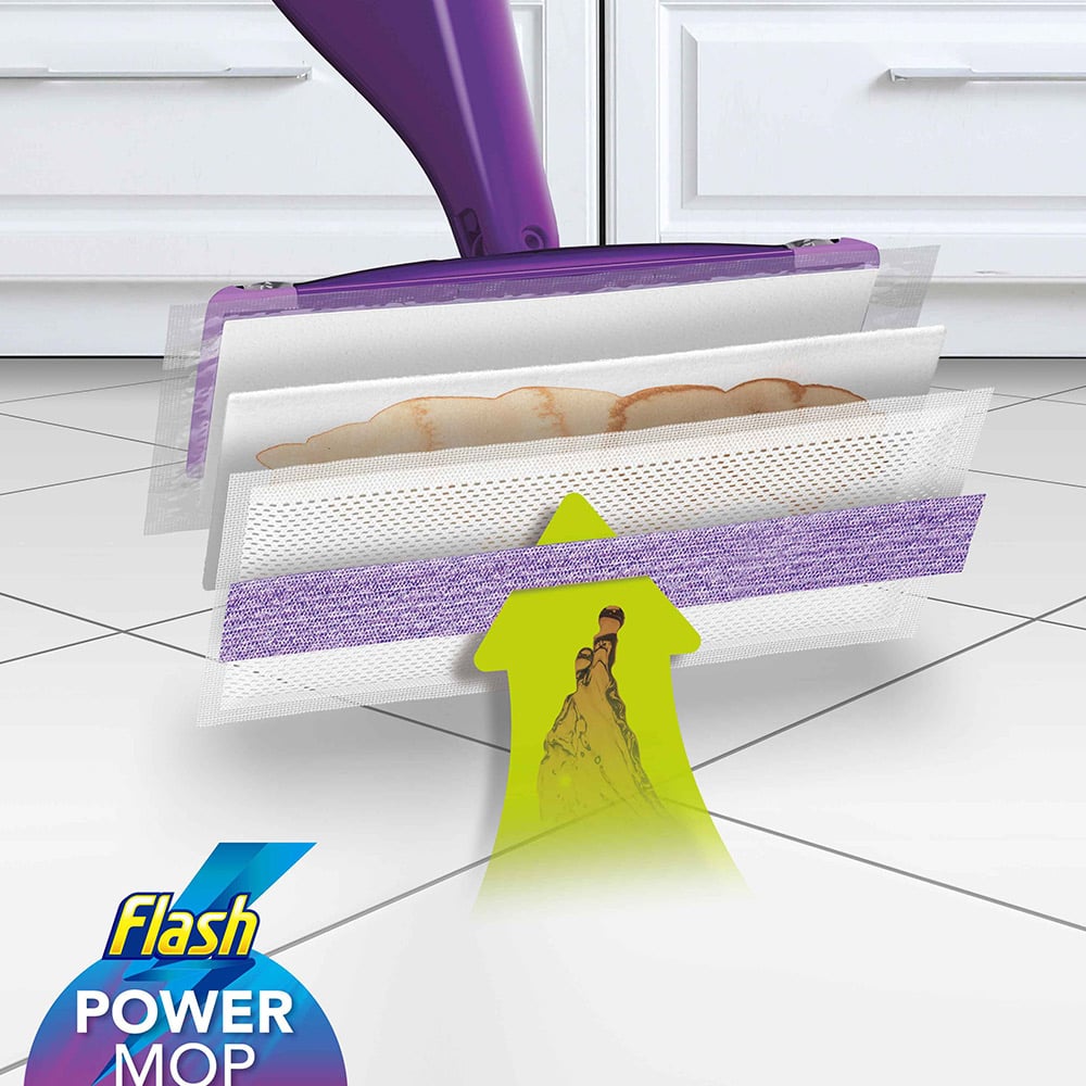 Flash Powermop Absorbing Pad Refills 16 Pack Image 3