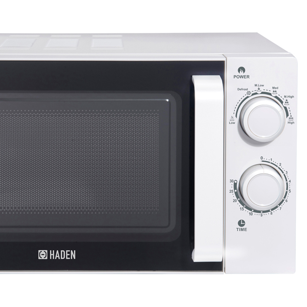 Haden Chester 193926 White 20L Manual Microwave 700W Wilko