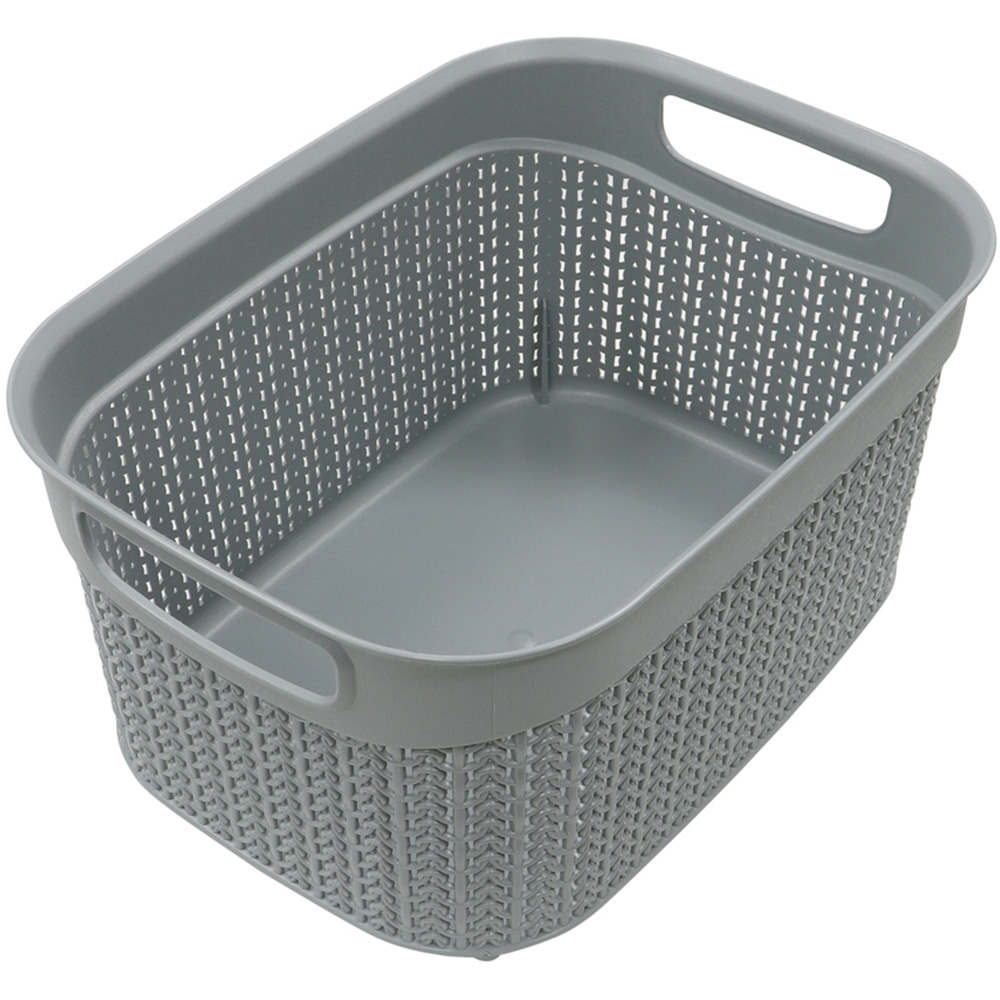 JVL Loop 9L Grey Storage Basket Image 3