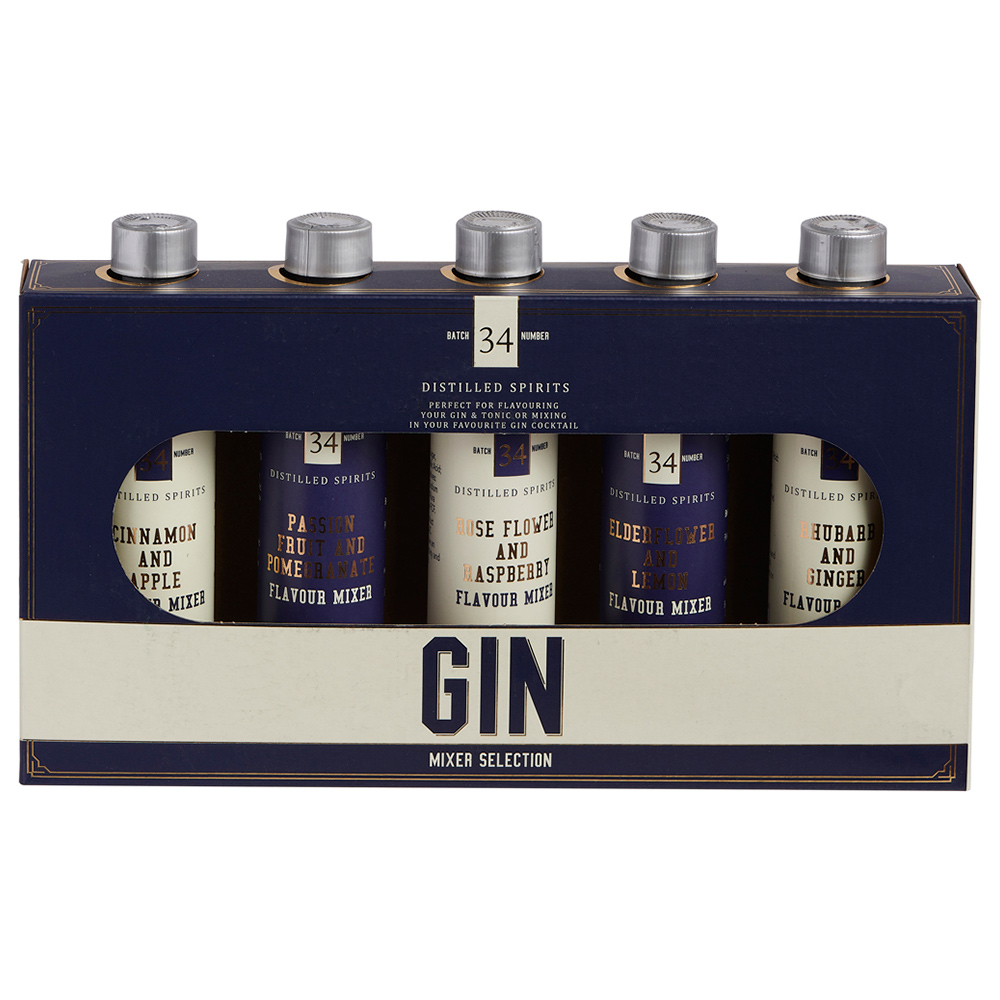 Kimm and Miller Gin Syrup Mixers 5 Pack Image 1