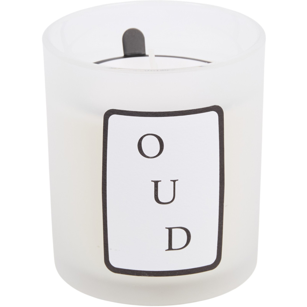 Candle in Frosted Glass Jar Image 5