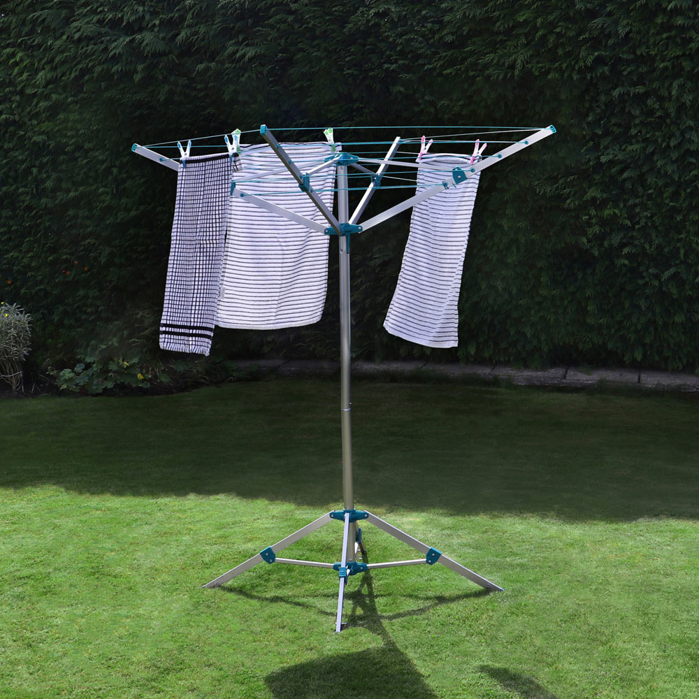 JVL Rotary 4 Arm Portable Airer 16m Image 5