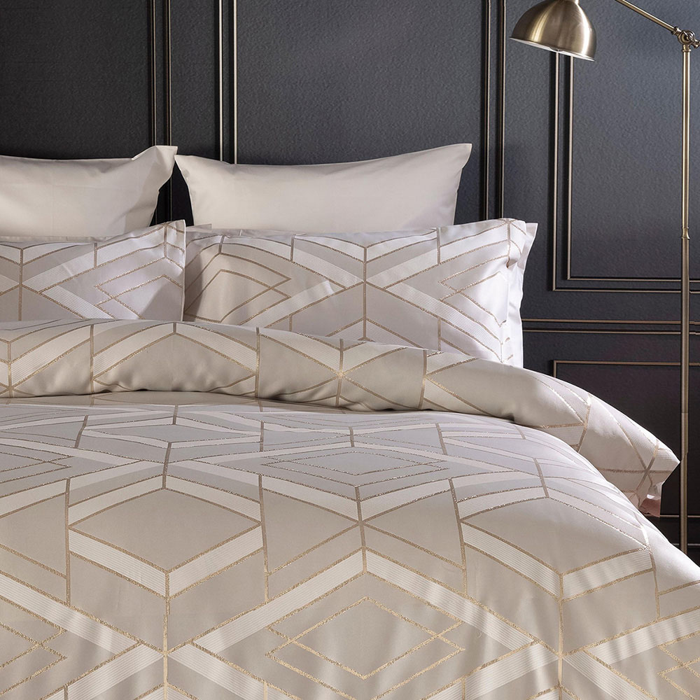 Serene Seve Single Jacquard Duvet Cover Set Wilko