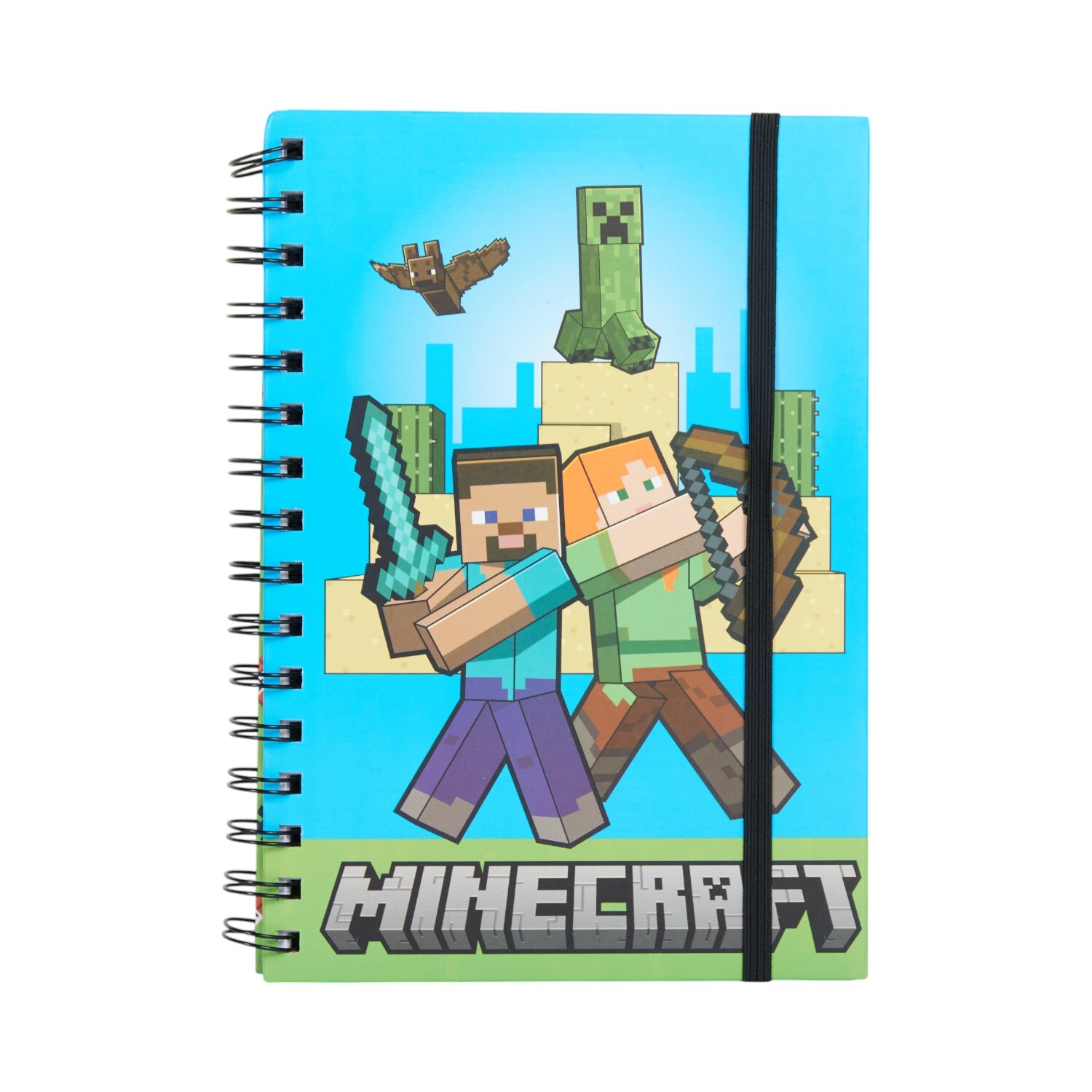 Minecraft Notebook Blue Image 1