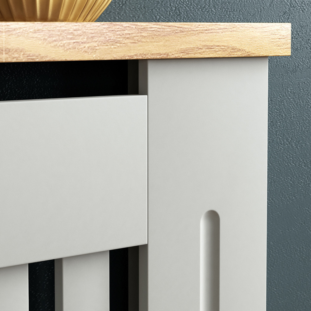 Vida Designs Arlington Olive Grey Radiator Cover Large Image 3