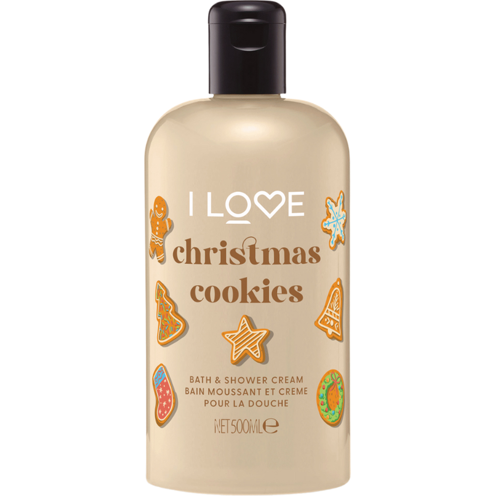 I Love Christmas Cookies Bath & Shower Cream - Gold Image