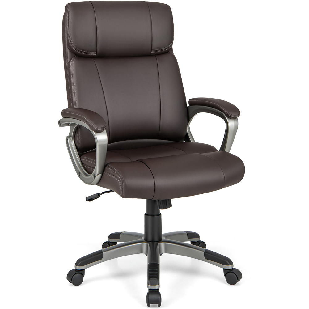 Costway Ergonomic Office Chair with Flip Up Armrests Image 2