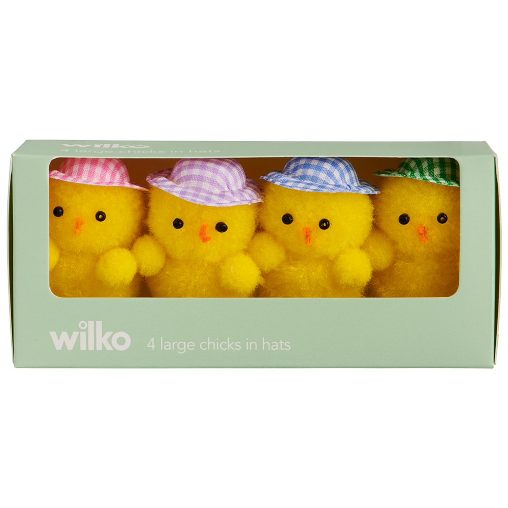 Wilko large chicks in hats 4pk Image 2