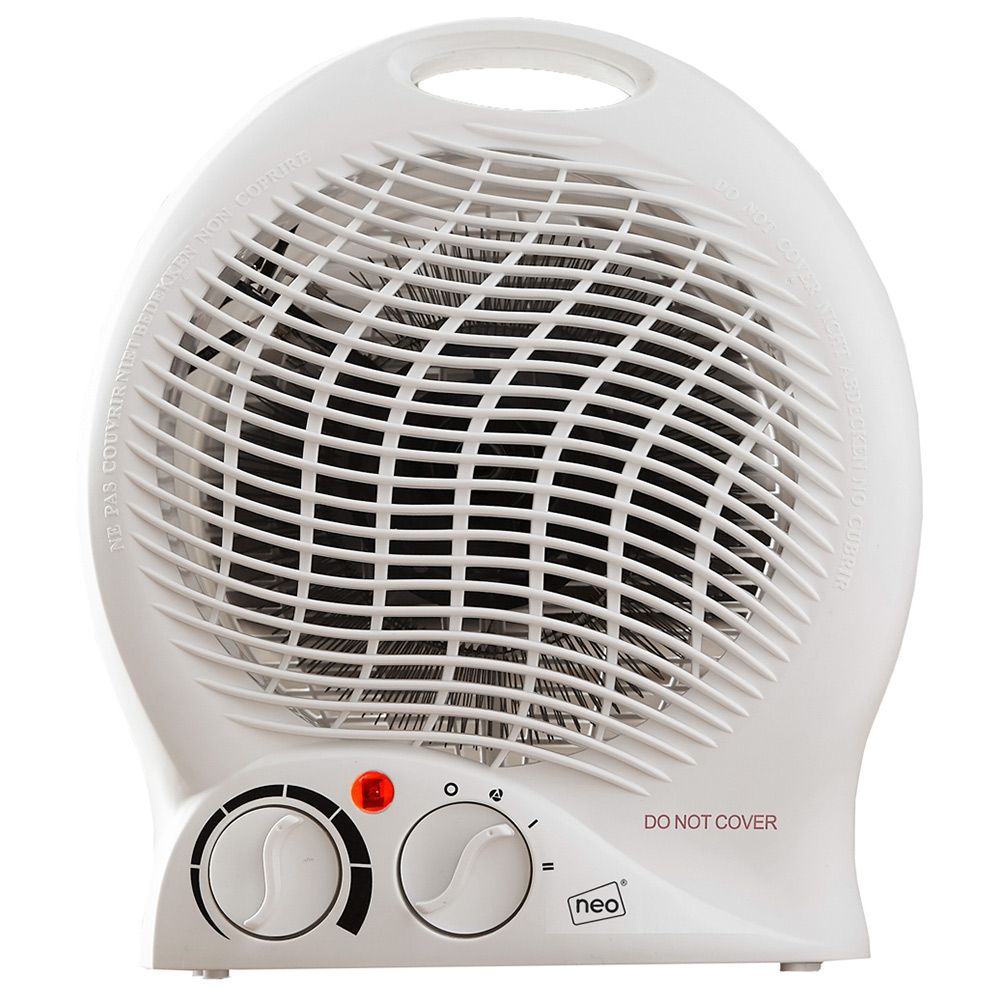 Neo White Portable Fan Heater 2000W Image 1
