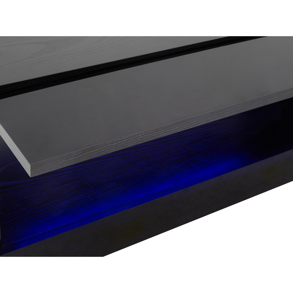 GFW Galicia Black LED Lift Up Coffee Table Image 9