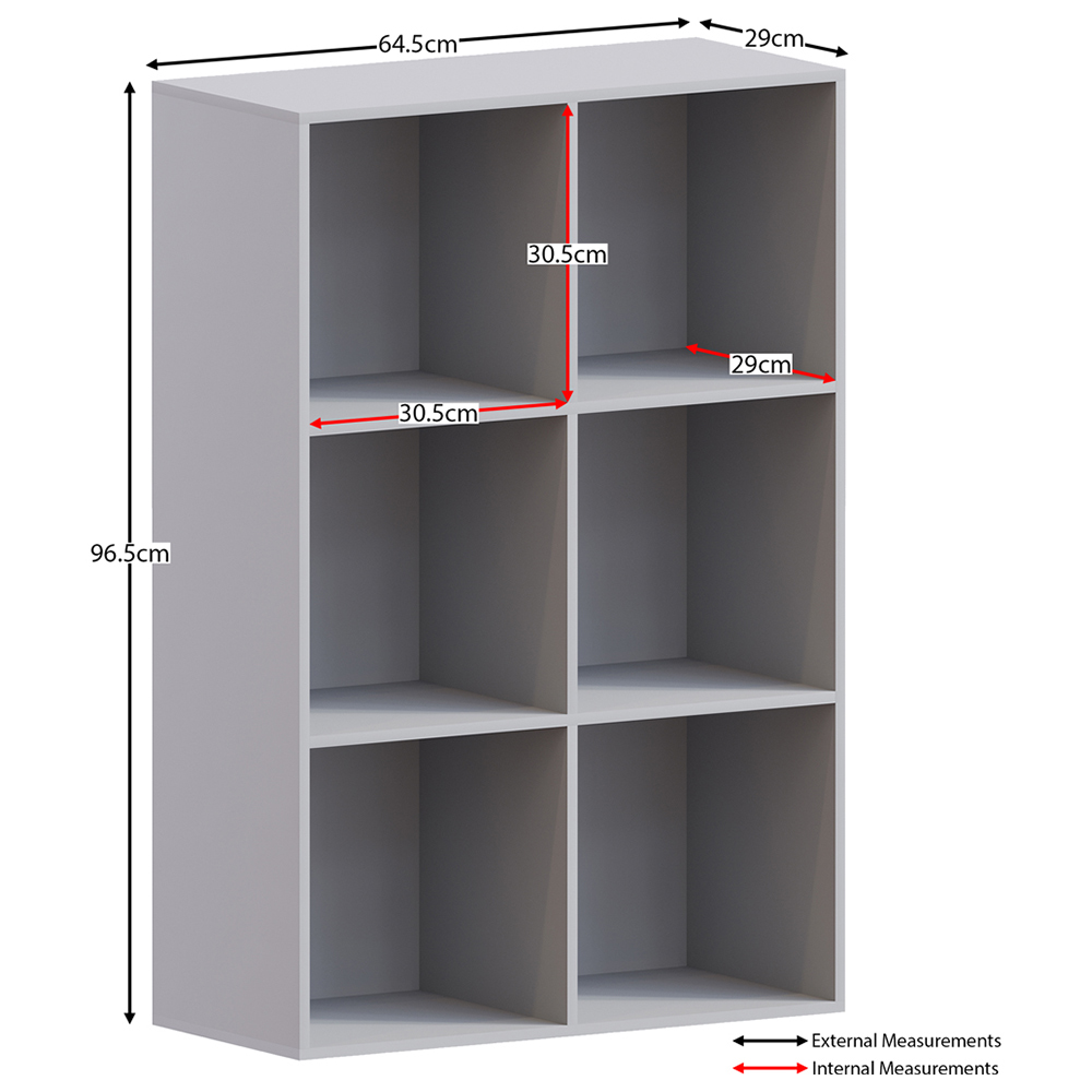 Vida Durham 2 x 3 Grey Cube Storage Unit Image 7