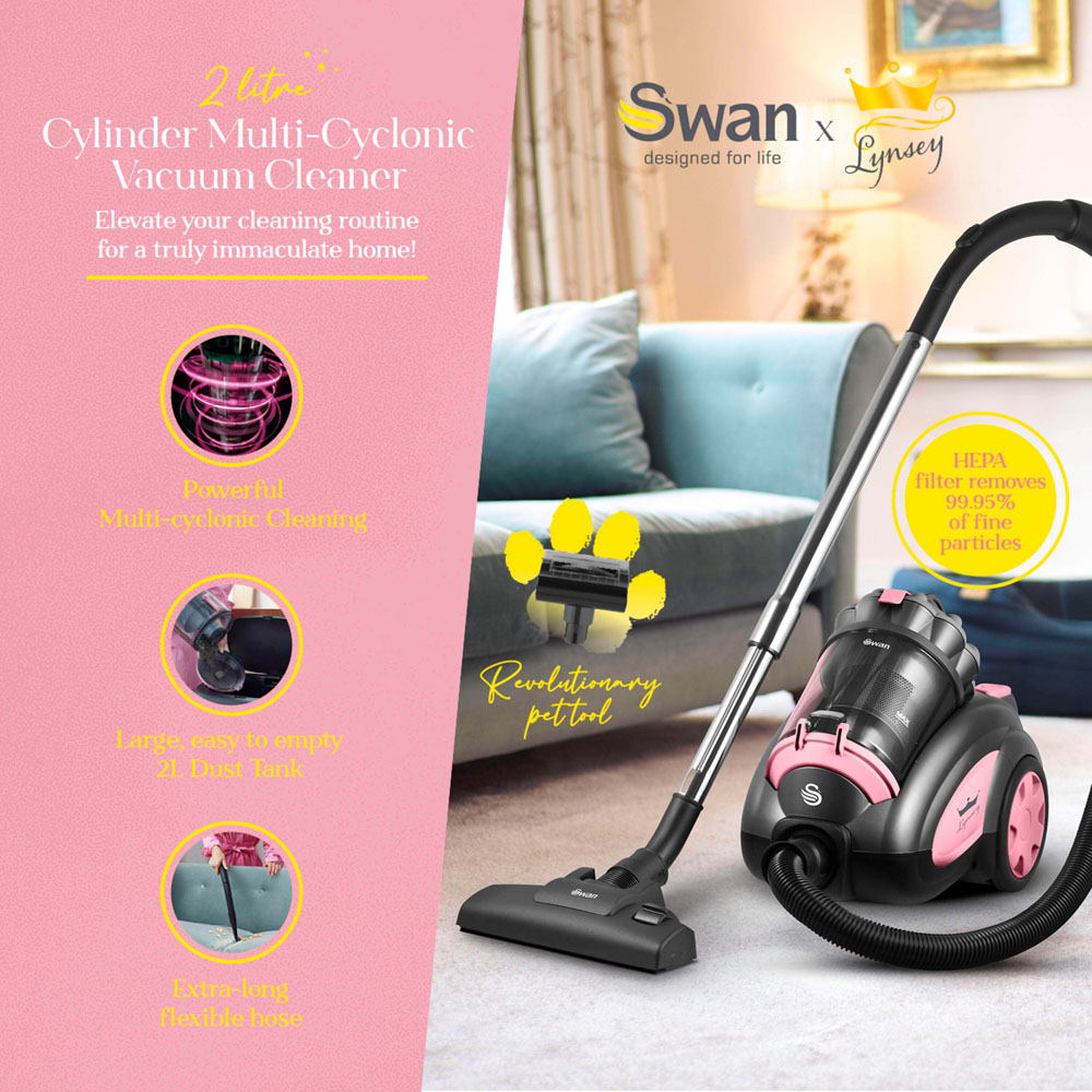 Swan LQOC SC15817QOC Cylinder MultiCyclonic Pets Vacuum Cleaner Image 8