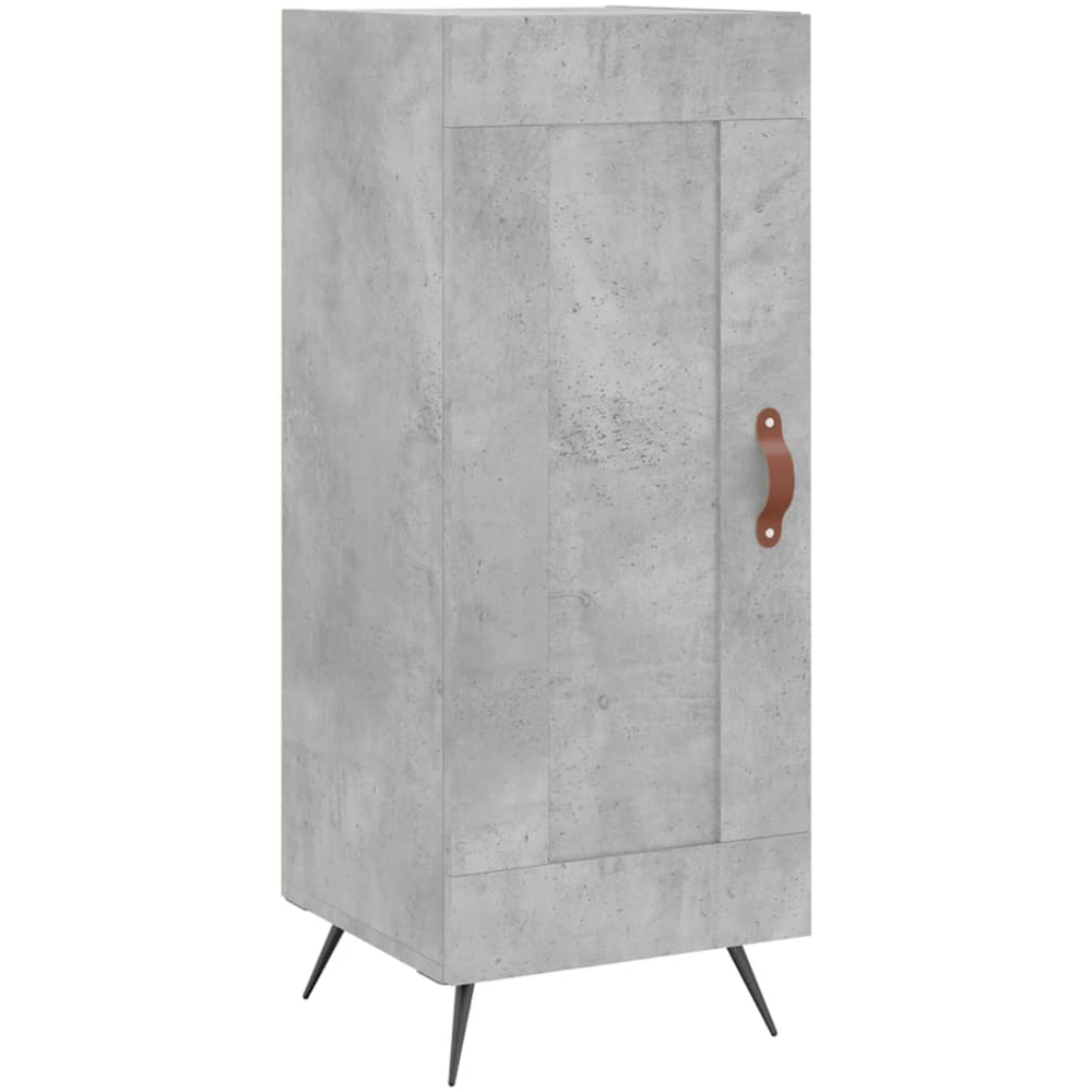 vidaXL 2 Door Concrete Grey Highboard Image 5