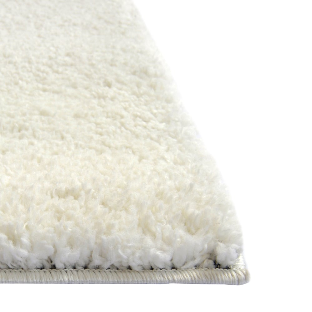 Homemaker Ivory Snug Plain Shaggy Rug 120 x 170cm Image 5