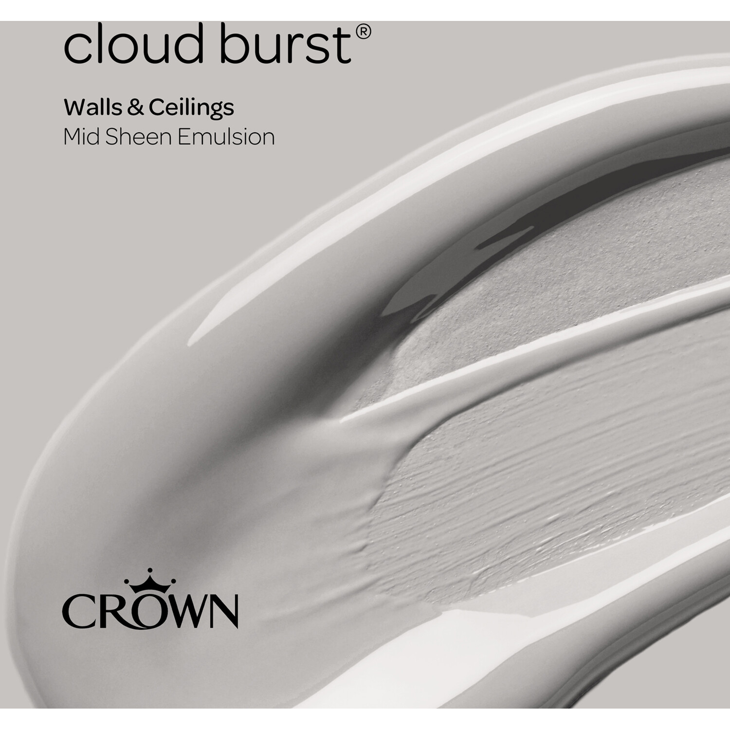 Crown Walls and Ceilings Mid Sheen Emulsion Cloud Burst 2.5l Image 3